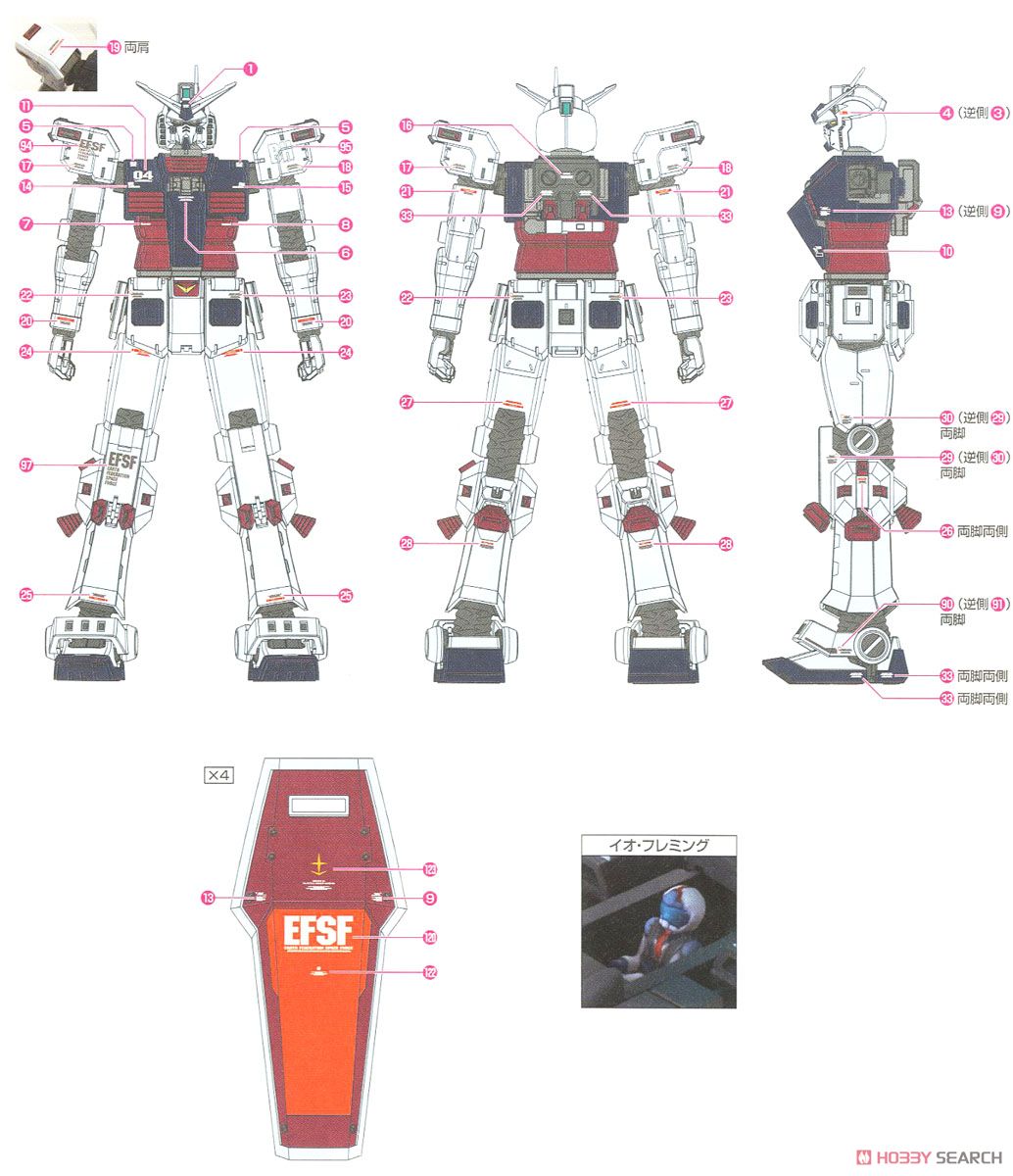 【再販】MG 1/100『フルアーマー・ガンダム Ver.Ka（GUNDAM THUNDERBOLT Ver.）』機動戦士ガンダム サンダーボルト プラモデル-028