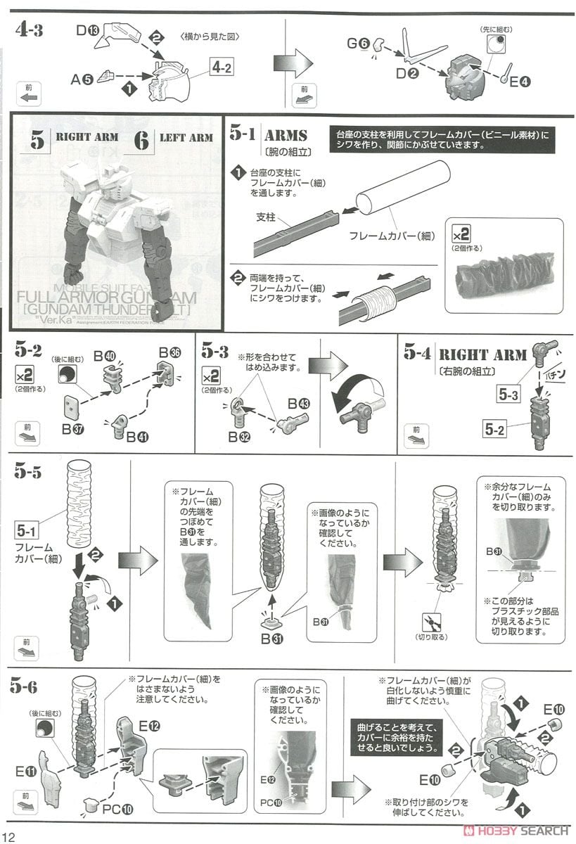 【再販】MG 1/100『フルアーマー・ガンダム Ver.Ka（GUNDAM THUNDERBOLT Ver.）』機動戦士ガンダム サンダーボルト プラモデル-033