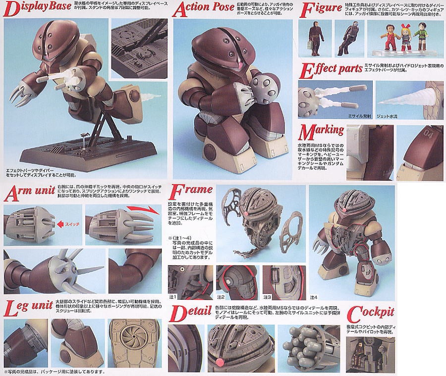 【再販】MG 1/100『MSM-04 アッガイ』機動戦士ガンダム プラモデル-005