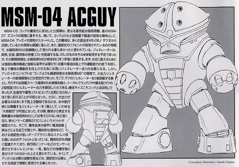 【再販】MG 1/100『MSM-04 アッガイ』機動戦士ガンダム プラモデル-008