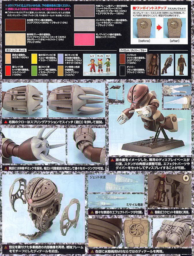 【再販】MG 1/100『MSM-04 アッガイ』機動戦士ガンダム プラモデル-009