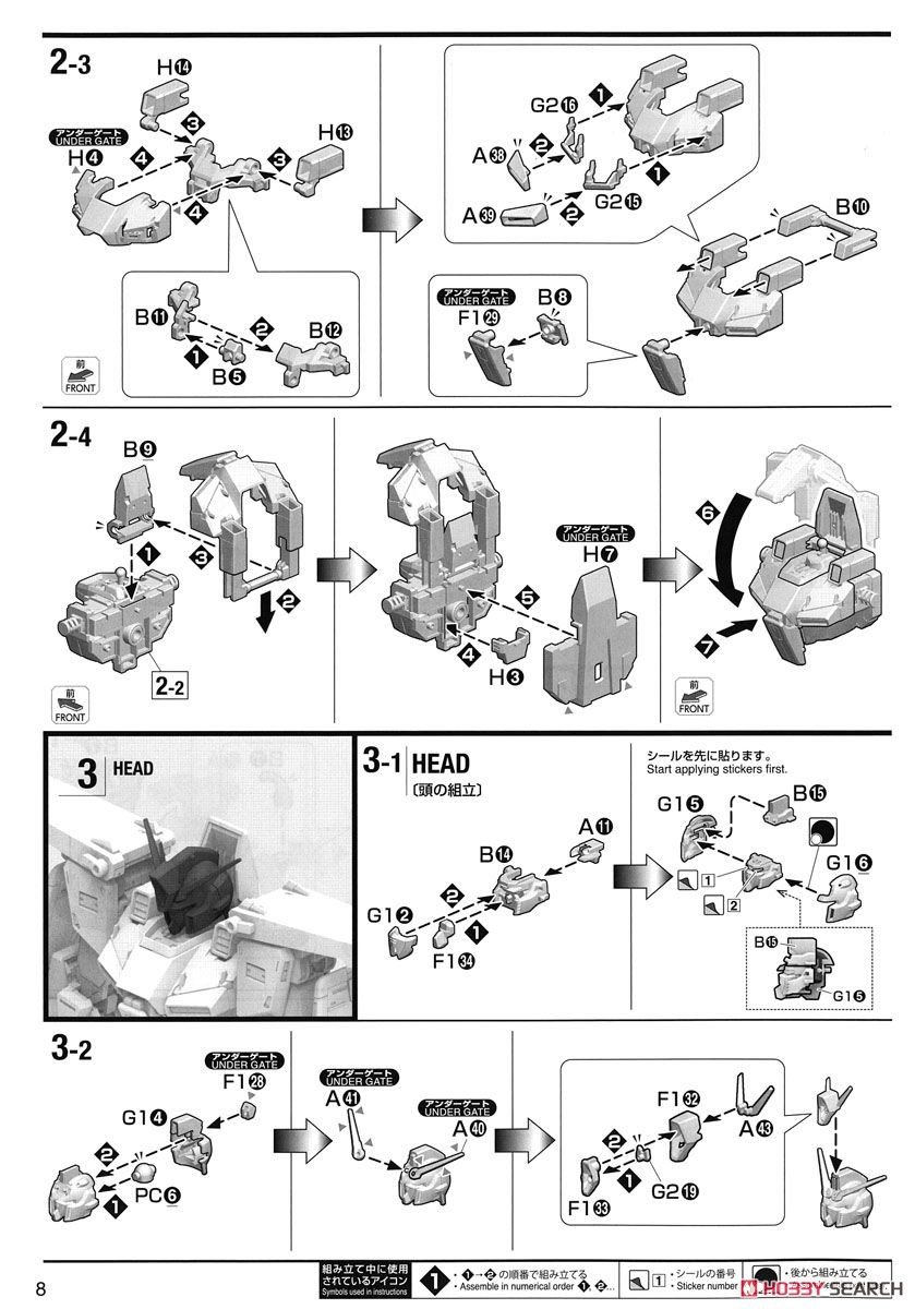 【再販】MG 1/100『ダブルゼータガンダム Ver.Ka』機動戦士ガンダムΖΖ プラモデル-037