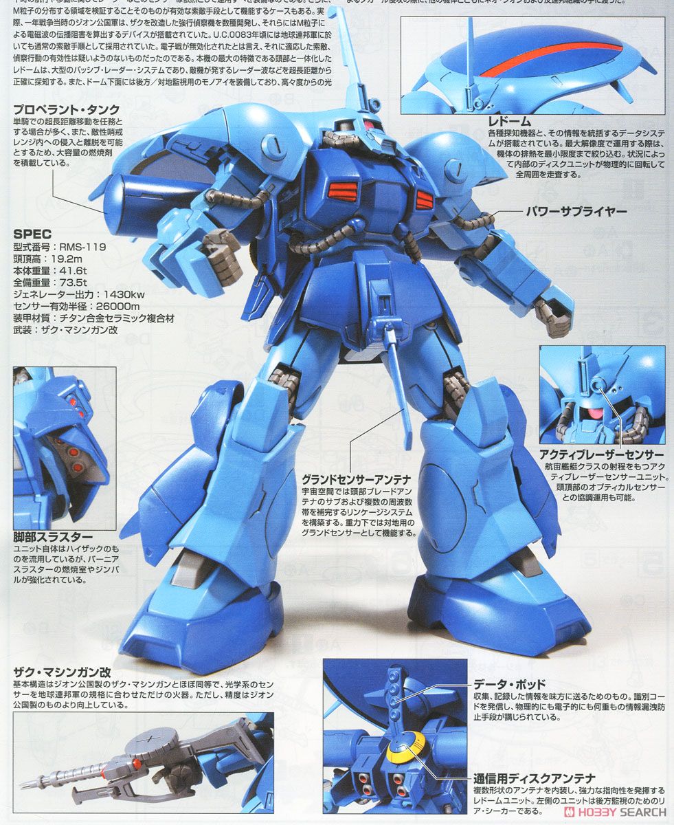 【再販】HGUC 1/144『アイザック』機動戦士ガンダムZZ プラモデル-007