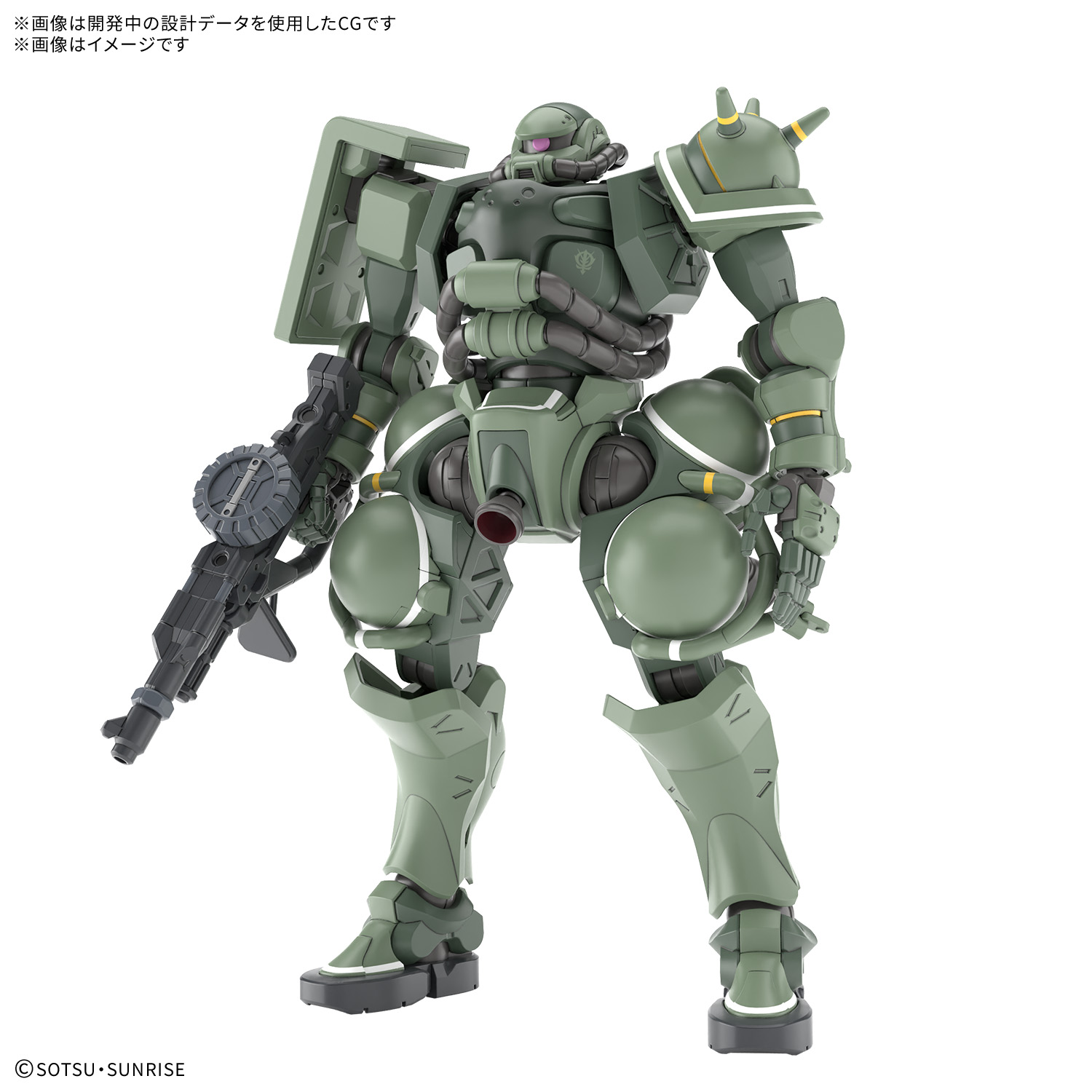 HG 1/144『ザク（GQ）』機動戦士Gundam GQuuuuuuX プラモデル-009