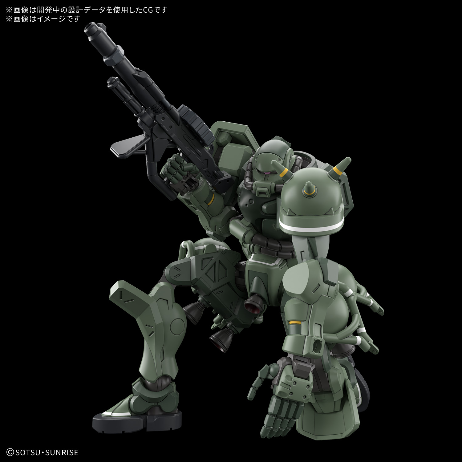 HG 1/144『ザク（GQ）』機動戦士Gundam GQuuuuuuX プラモデル-011