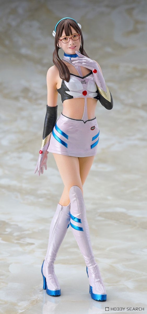 12リアルフィギュアコレクション『“エヴァンゲリオンレーシング” 雪野るな/真希波・マリ・イラストリアス』1/12 レジン製キット-001