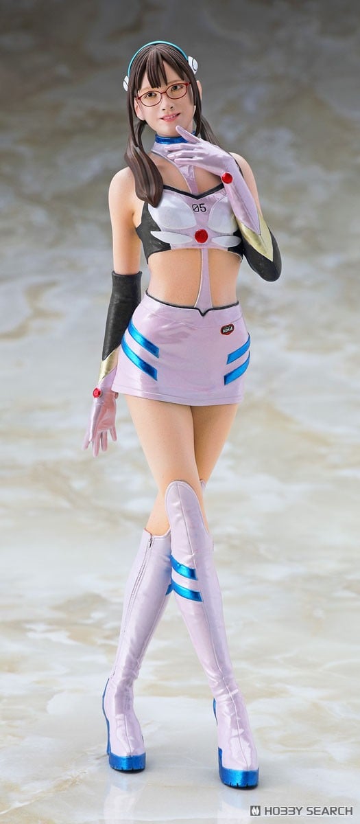 12リアルフィギュアコレクション『“エヴァンゲリオンレーシング” 雪野るな/真希波・マリ・イラストリアス』1/12 レジン製キット-003