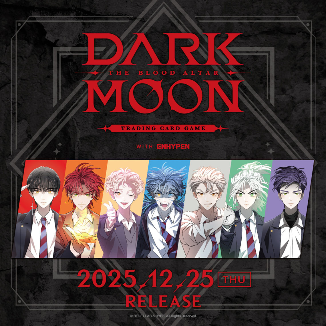 黒の月: 月の祭壇『DARK MOON : The Blood Altar with ENHYPEN TRADINGCARDGAME』10パック入りBOX-001