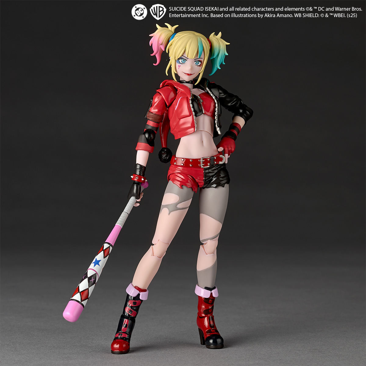 【限定販売】リボルテック アメイジング・ヤマグチ『ハーレイ・クイン 異世界スーサイド・スクワッドVer.』可動フィギュア-001