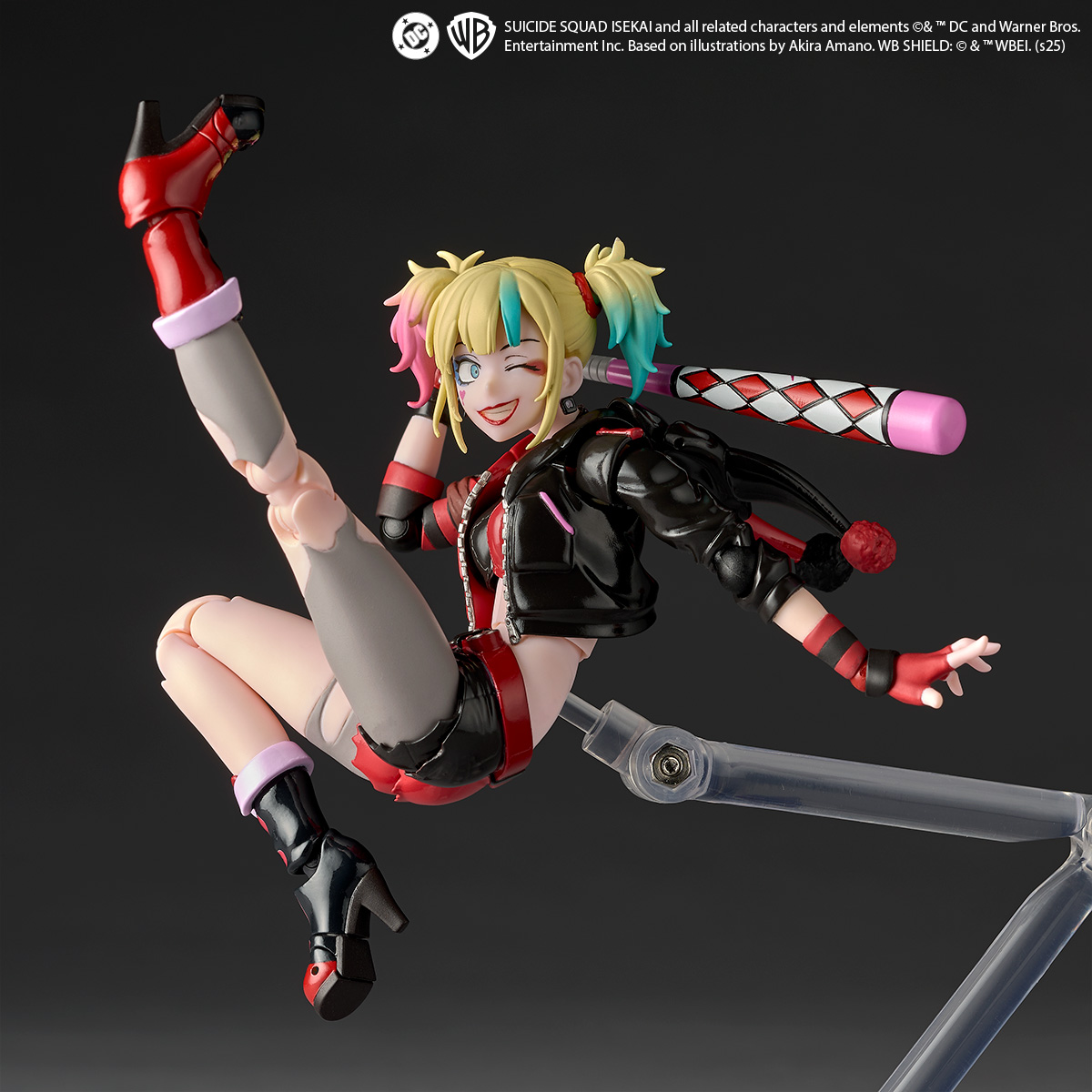 【限定販売】リボルテック アメイジング・ヤマグチ『ハーレイ・クイン 異世界スーサイド・スクワッドVer.』可動フィギュア-004