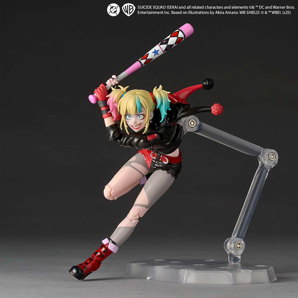 【限定販売】リボルテック アメイジング・ヤマグチ『ハーレイ・クイン 異世界スーサイド・スクワッドVer.』可動フィギュア-005