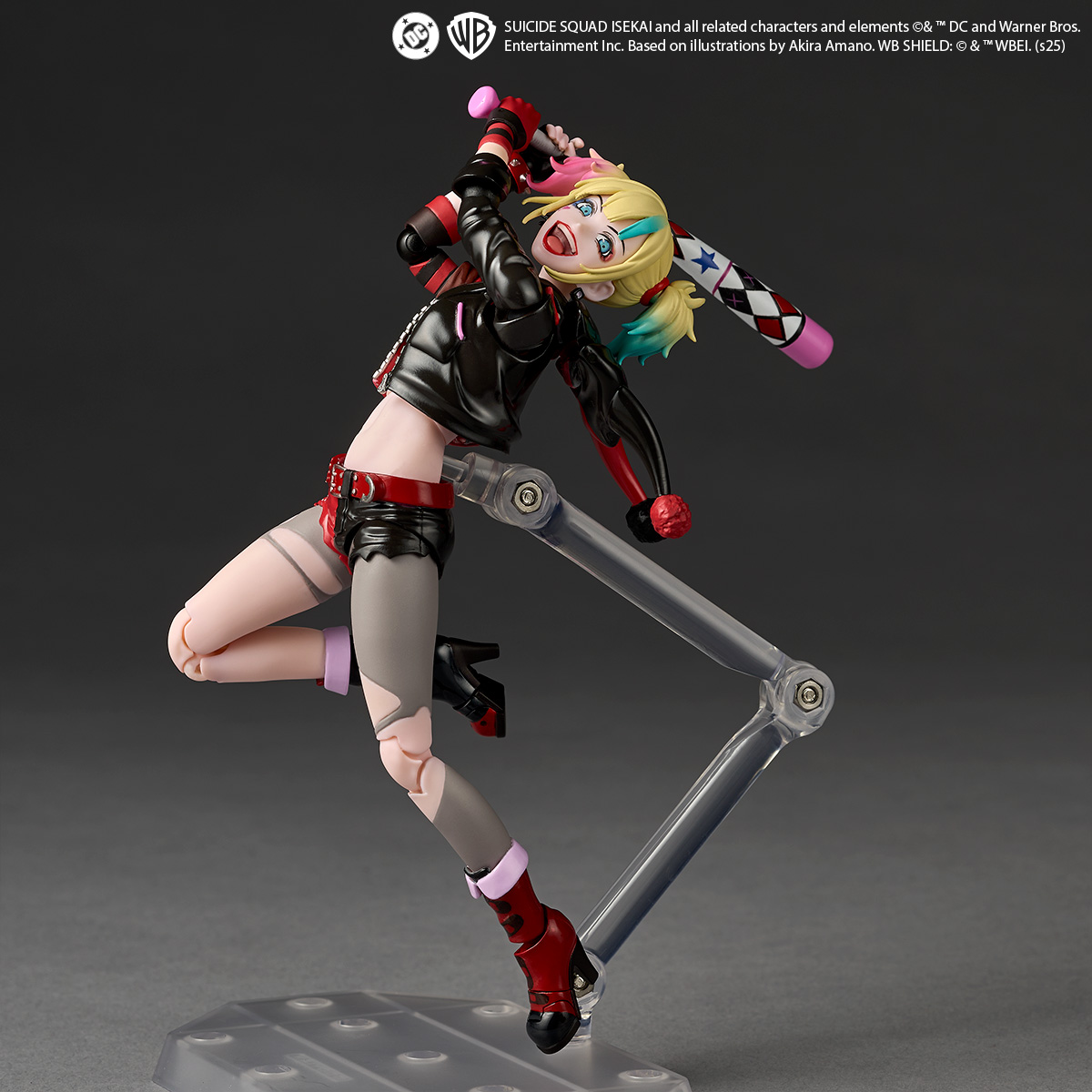 【限定販売】リボルテック アメイジング・ヤマグチ『ハーレイ・クイン 異世界スーサイド・スクワッドVer.』可動フィギュア-006