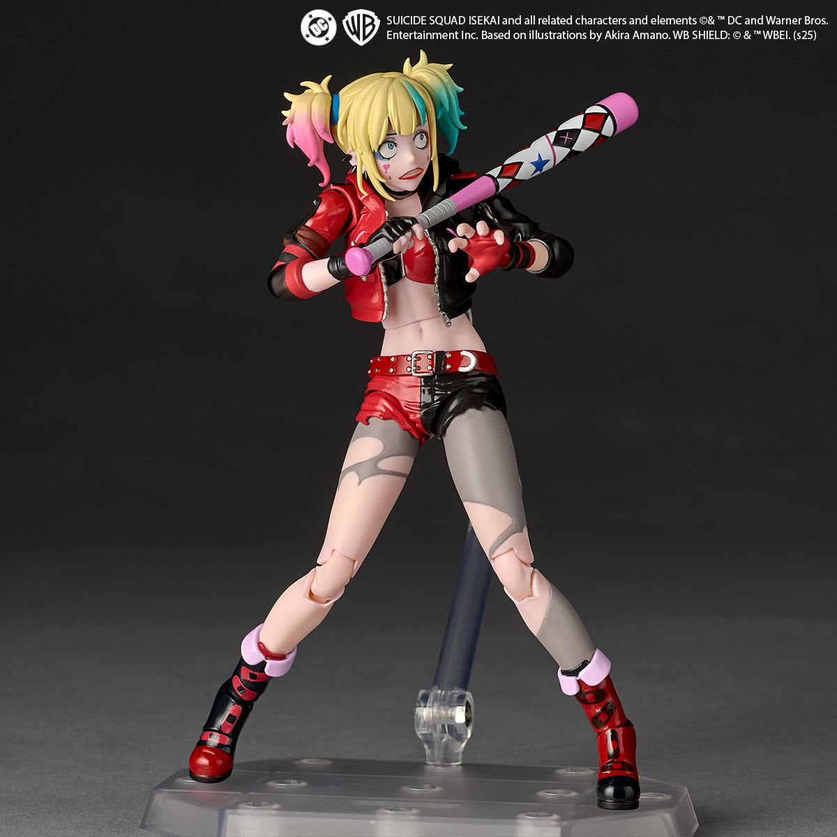 【限定販売】リボルテック アメイジング・ヤマグチ『ハーレイ・クイン 異世界スーサイド・スクワッドVer.』可動フィギュア-008