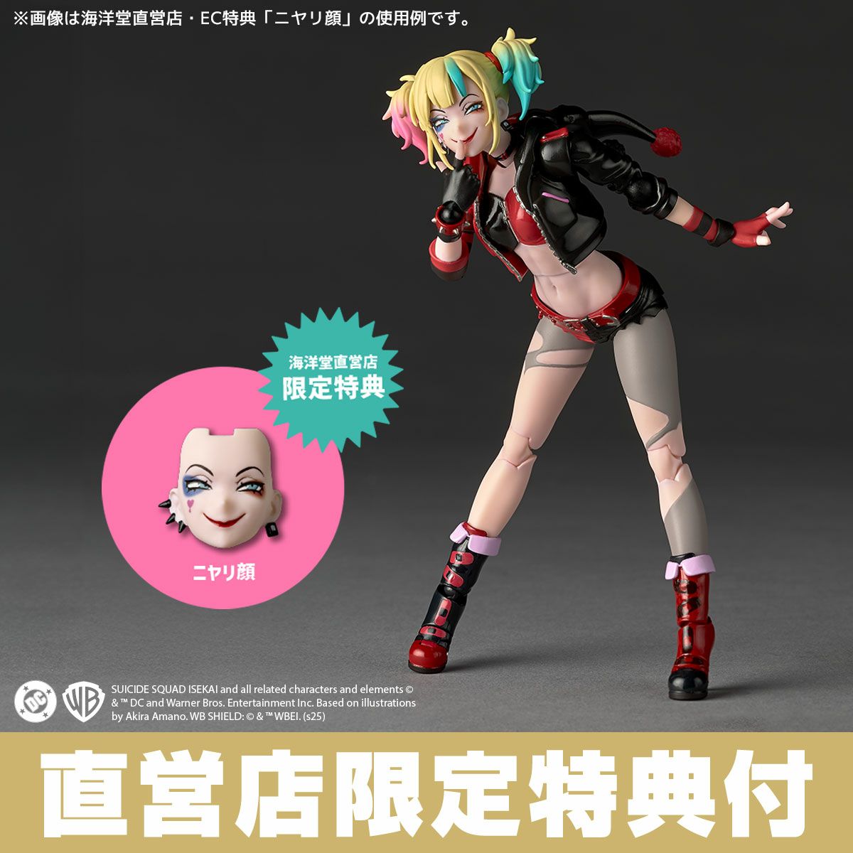 【限定販売】リボルテック アメイジング・ヤマグチ『ハーレイ・クイン 異世界スーサイド・スクワッドVer.』可動フィギュア-013