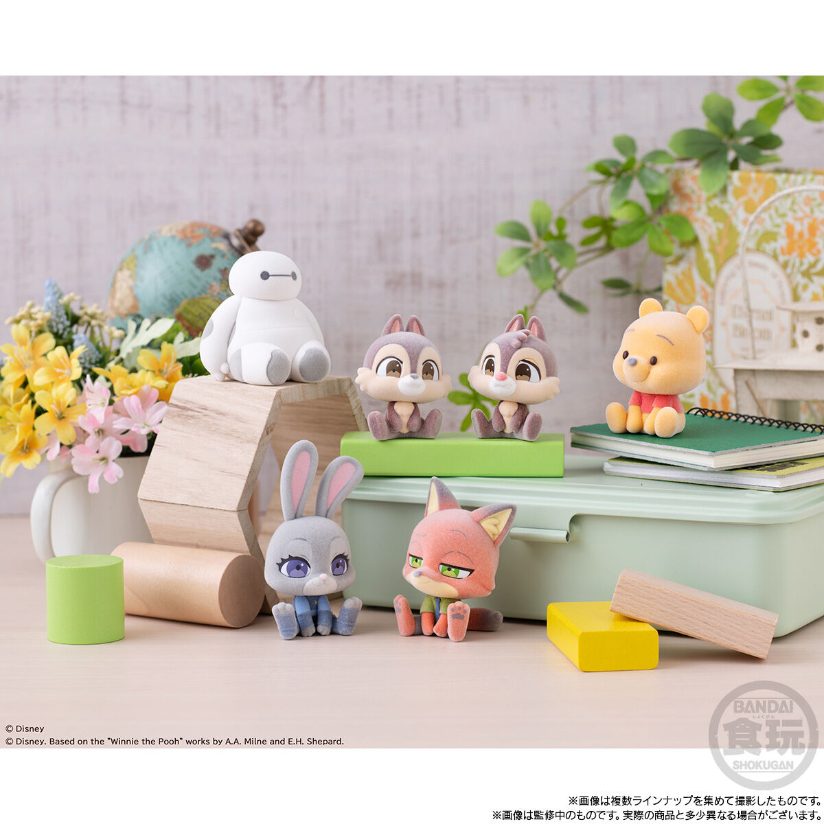 【食玩】『モフきゅんおすわりどーる ディズニーキャラクターズ』10個入りBOX-007