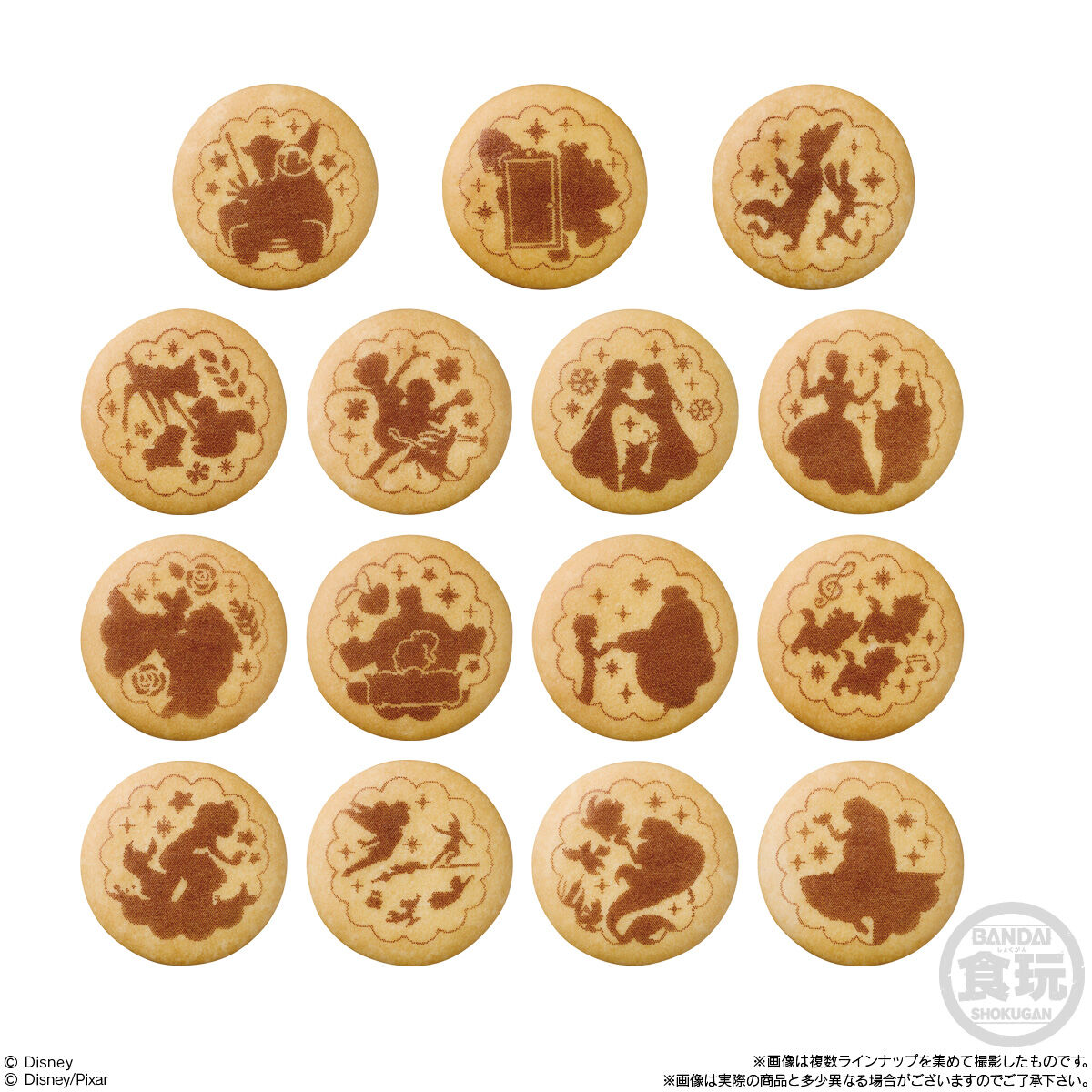 【食玩】『Disney Characters 刺繍缶バッジビスケット2』12個入りBOX-008