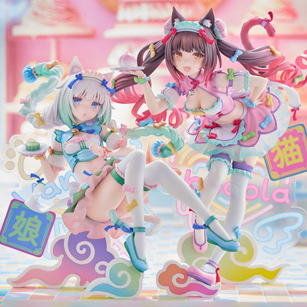 Amazon | ネコぱら バニラ Lovely Sweets Time 1/7スケール プラスチック製 塗装済み完成品フィギュア |  フィギュア・ドール 通販