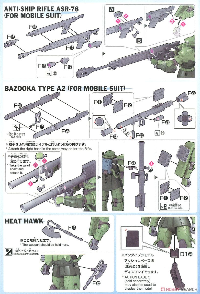 【再販】HGUC 1/144『ザクII C-6/R6型』機動戦士ガンダム THE ORIGIN プラモデル-029