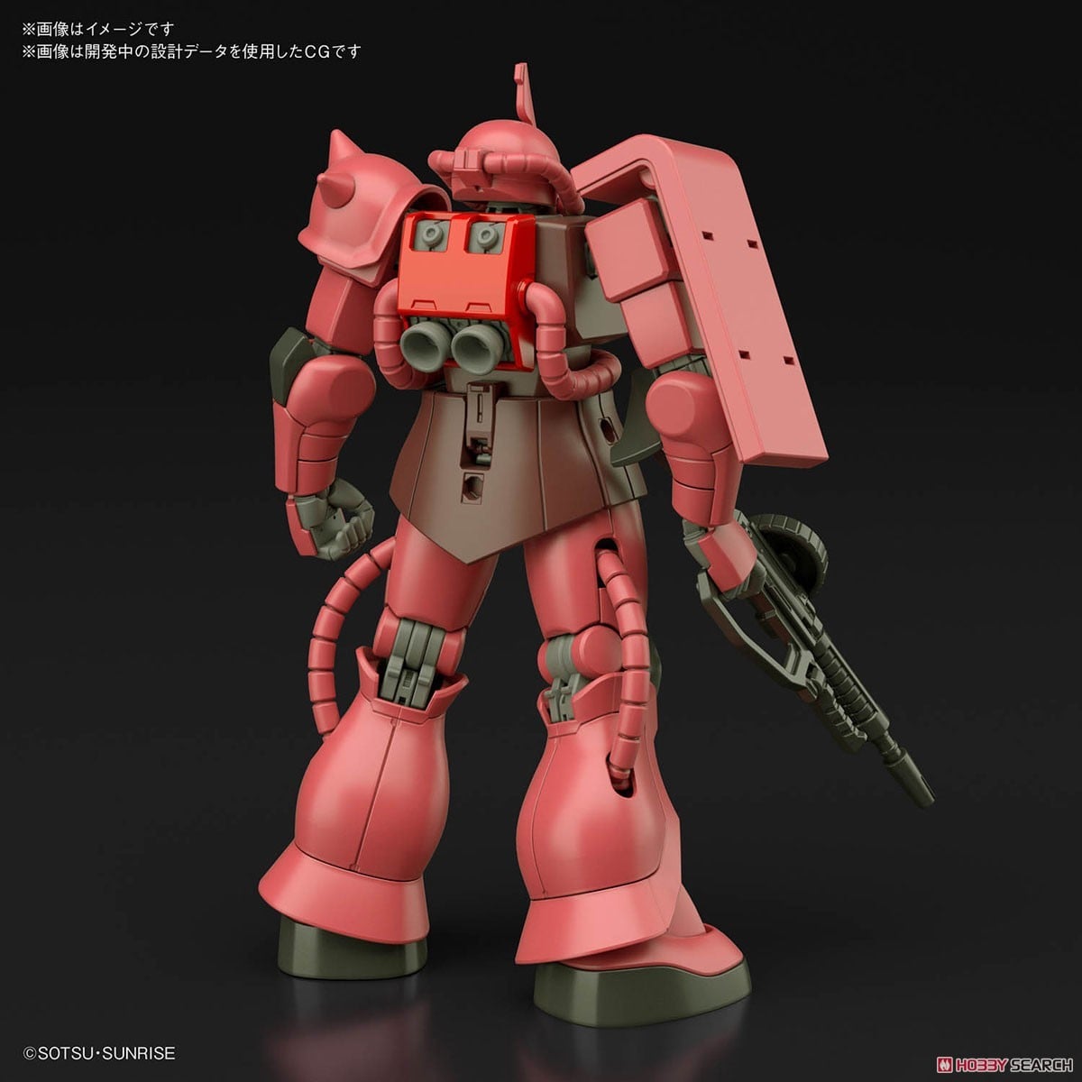【再販】HGUC 1/144『シャア専用ザクII』機動戦士ガンダム プラモデル-011