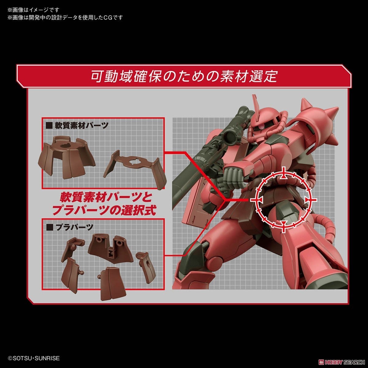 【再販】HGUC 1/144『シャア専用ザクII』機動戦士ガンダム プラモデル-013