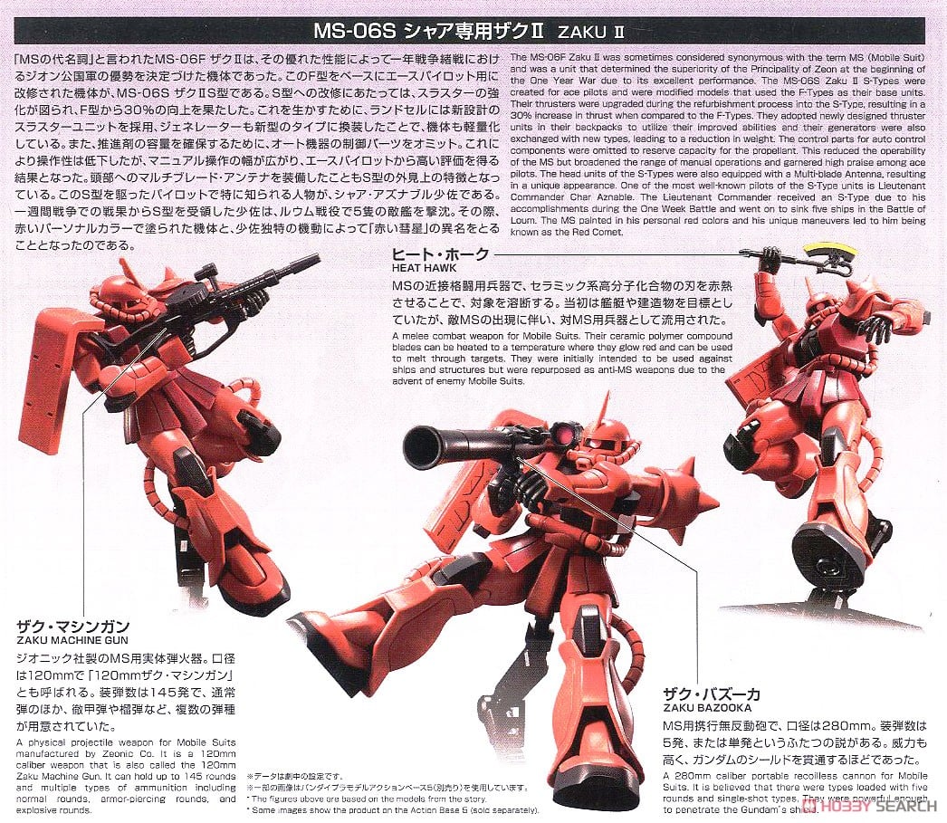 【再販】HGUC 1/144『シャア専用ザクII』機動戦士ガンダム プラモデル-019