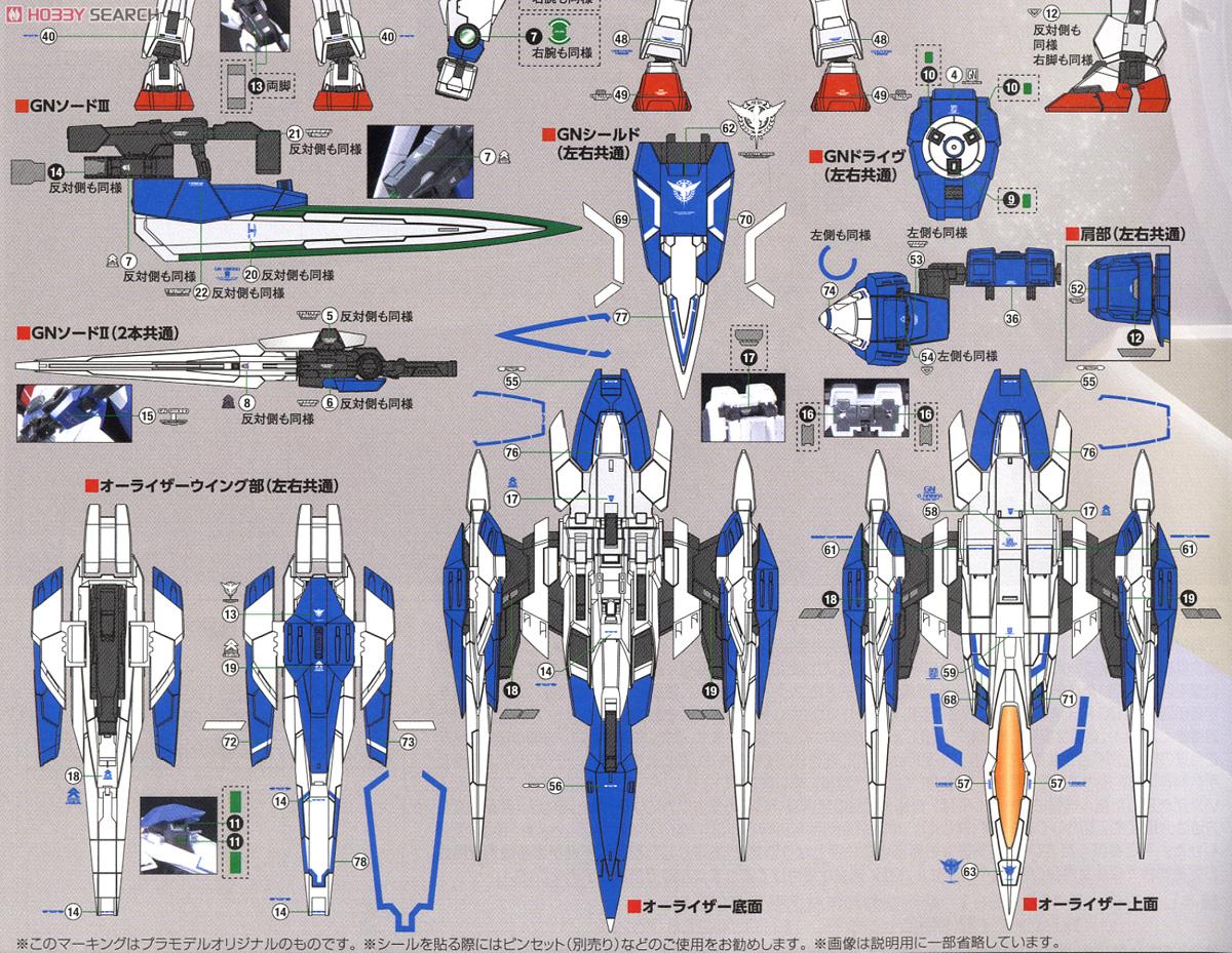 【再販】RG 1/144『GN-0000+GNR-010 ダブルオーライザー』機動戦士ガンダム00 プラモデル-025