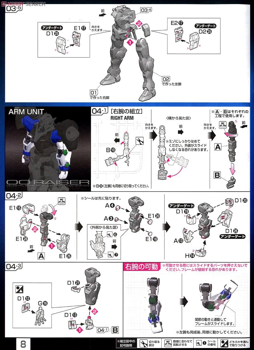 【再販】RG 1/144『GN-0000+GNR-010 ダブルオーライザー』機動戦士ガンダム00 プラモデル-029