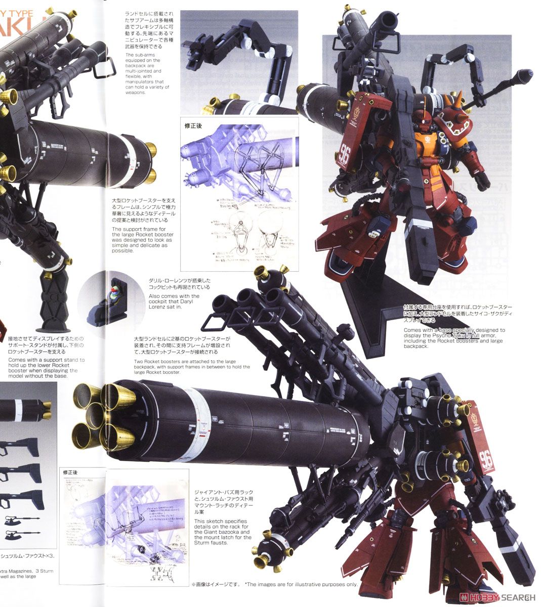 【再販】MG 1/100『高機動型ザク“サイコ・ザク” Ver.Ka(GUNDAM THUNDERBOLT Ver.)』機動戦士ガンダム サンダーボルト プラモデル-030