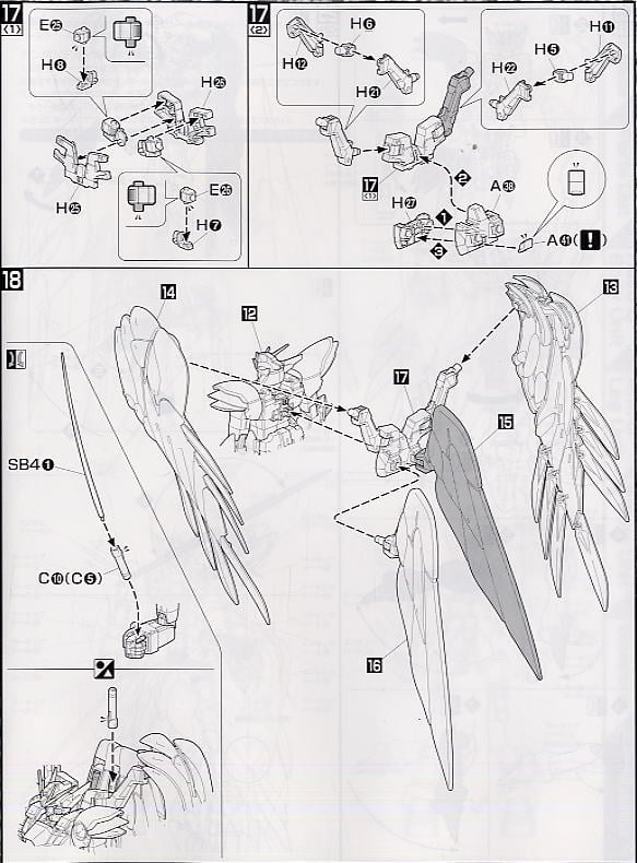 【再販】MG 1/100『ウイングガンダムゼロ(エンドレスワルツ版)』新機動戦記ガンダムW Endless Waltz プラモデル-021