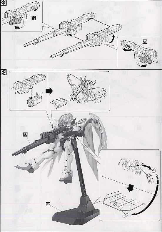 【再販】MG 1/100『ウイングガンダムゼロ(エンドレスワルツ版)』新機動戦記ガンダムW Endless Waltz プラモデル-023