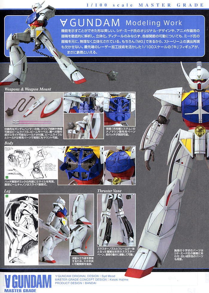 【再販】MG 1/100『WD-M01 ターンエーガンダム』∀ガンダム プラモデル-013