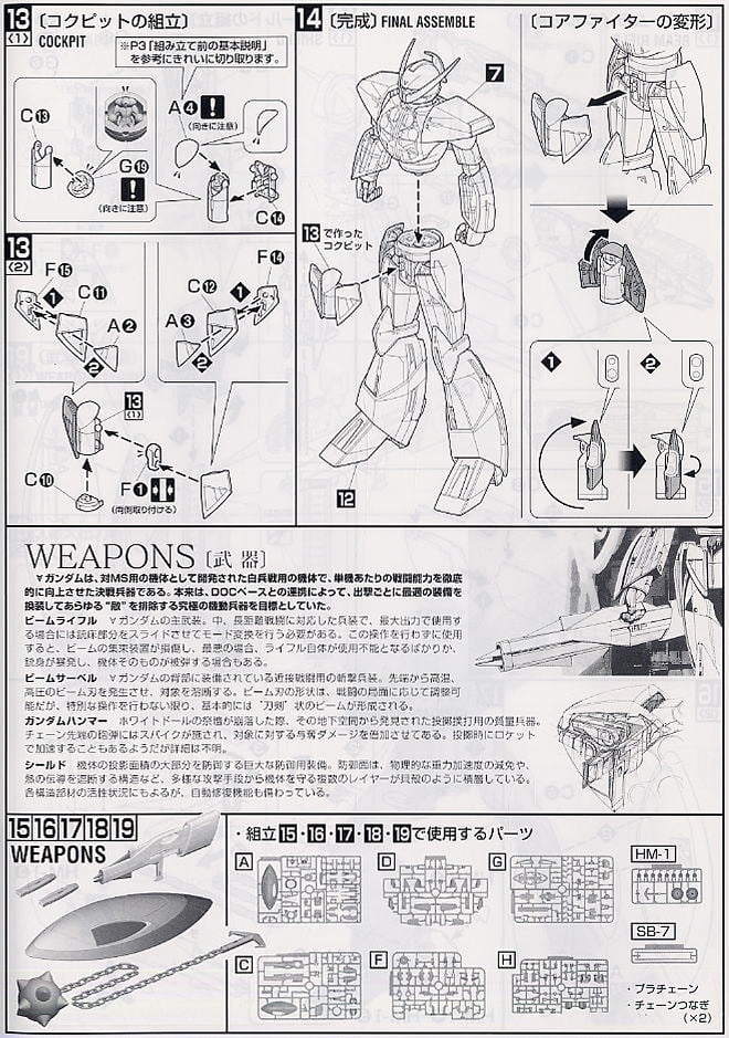 【再販】MG 1/100『WD-M01 ターンエーガンダム』∀ガンダム プラモデル-022