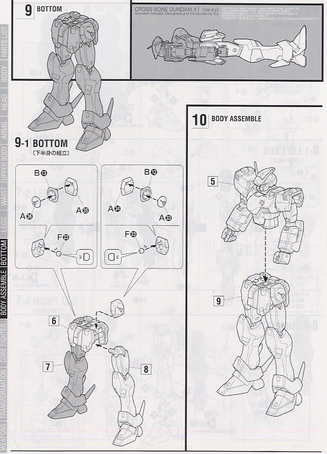 【再販】MG 1/100『クロスボーンガンダムX-1 Ver.Ka』機動戦士クロスボーン・ガンダム プラモデル-020