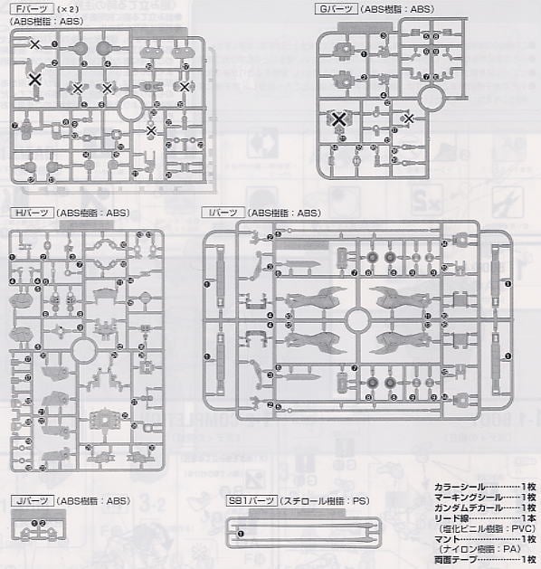 【再販】MG 1/100『クロスボーンガンダムX-1 Ver.Ka』機動戦士クロスボーン・ガンダム プラモデル-027