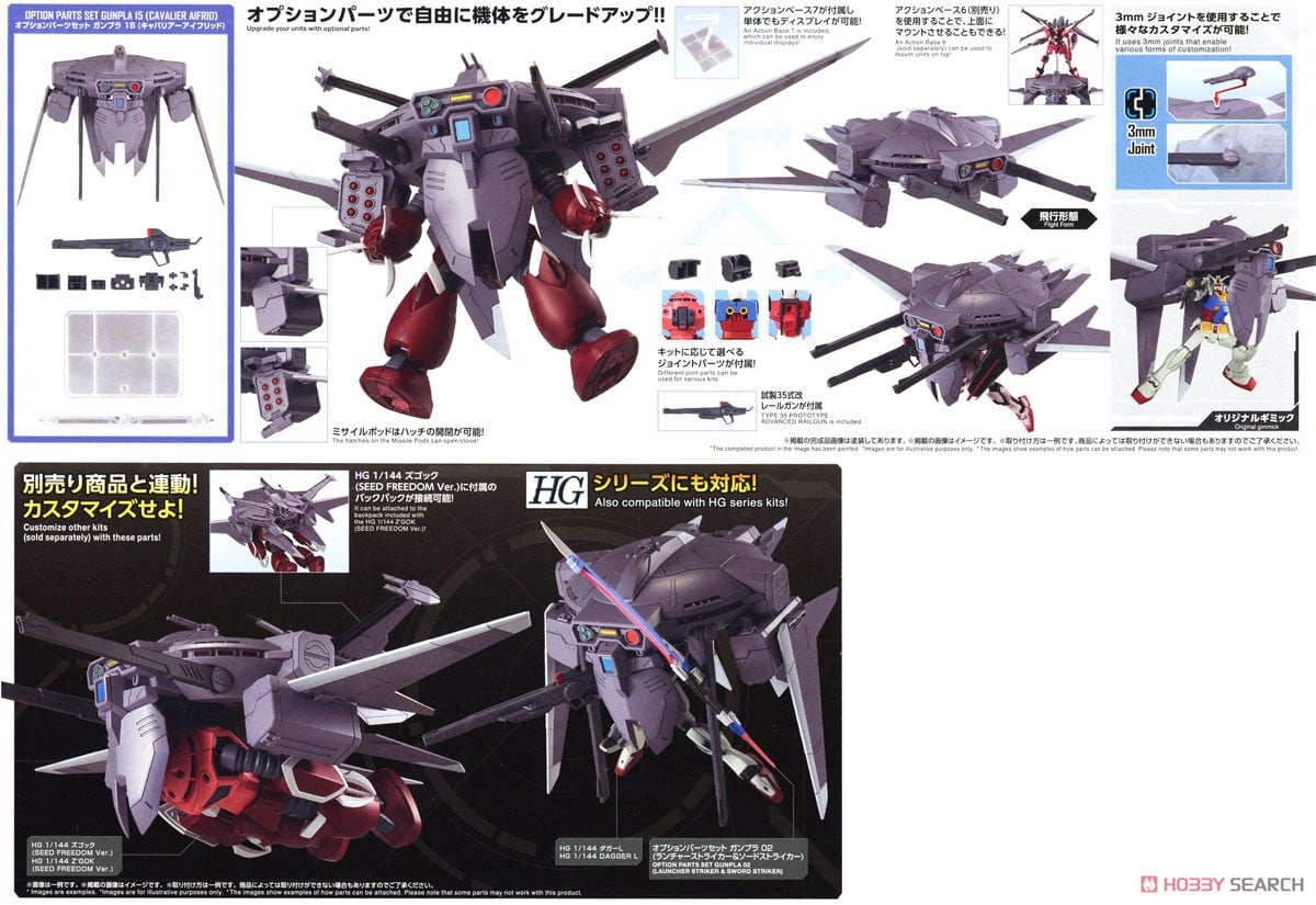 【再販】『『オプションパーツセット ガンプラ 15(キャバリアーアイフリッド)』機動戦士ガンダムSEED FREEDOM プラモデル-012
