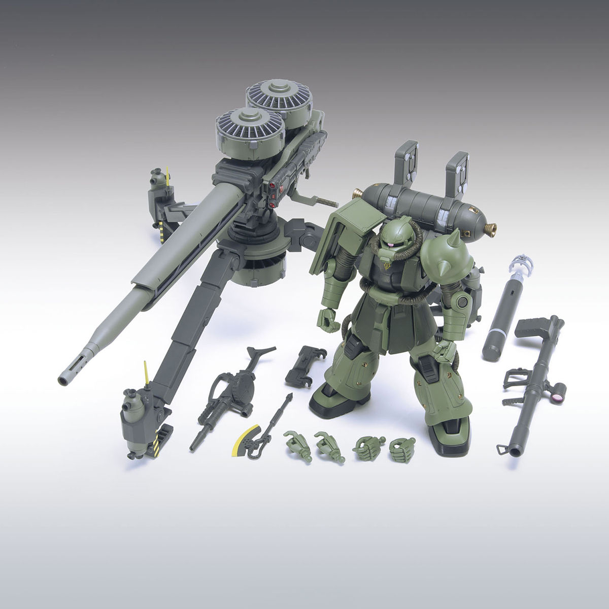 【再販】HG 1/144『量産型ザク+ビッグ・ガン（GUNDAM THUNDERBOLT Ver.）』機動戦士ガンダム サンダーボルト プラモデル-005