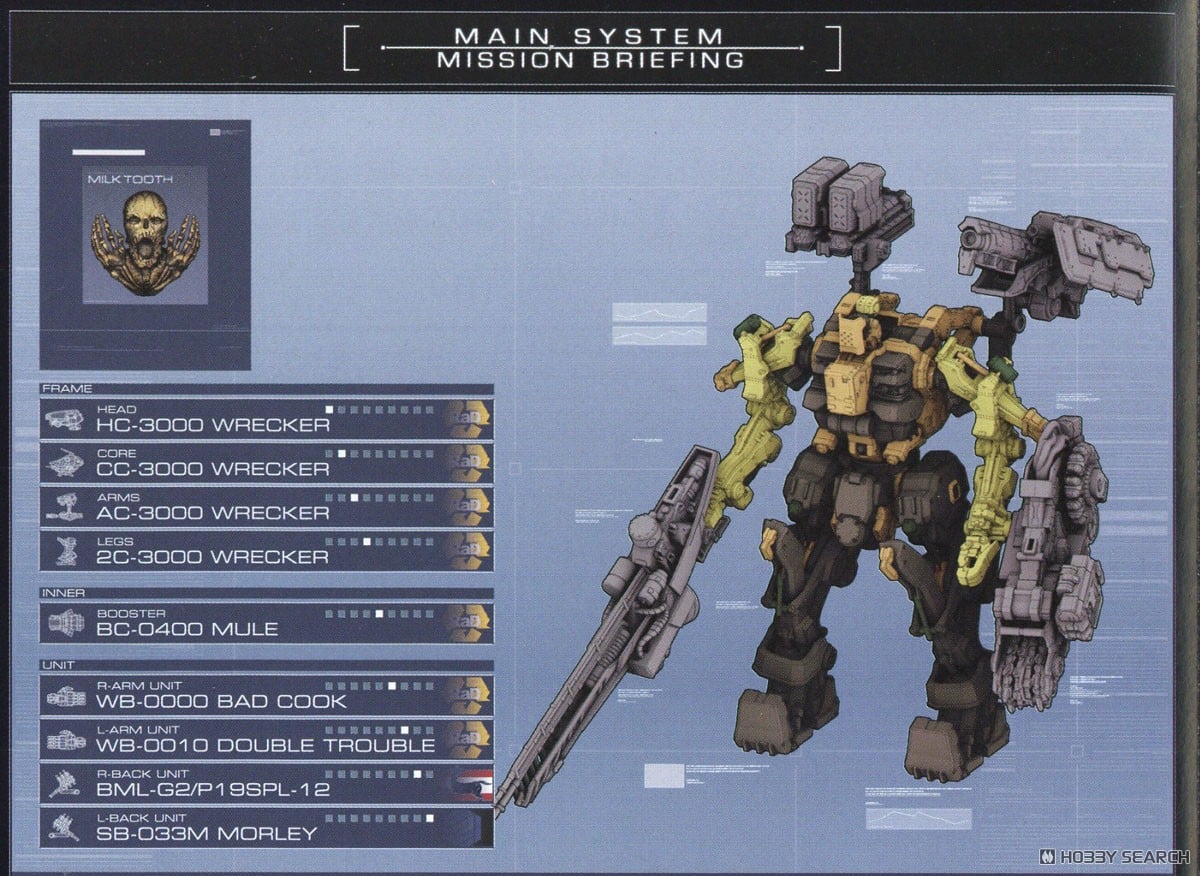 【再販】30MM『RaD CC-3000 WRECKER ミルクトゥース』ARMORED CORE VI FIRES OF RUBICON プラモデル-026