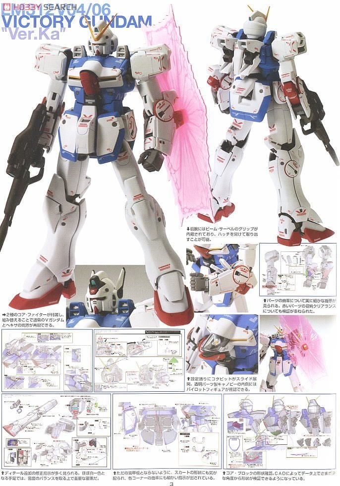 【再販】MG 1/100『LM312V04 Vガンダム Ver.Ka』機動戦士Vガンダム プラモデル-020