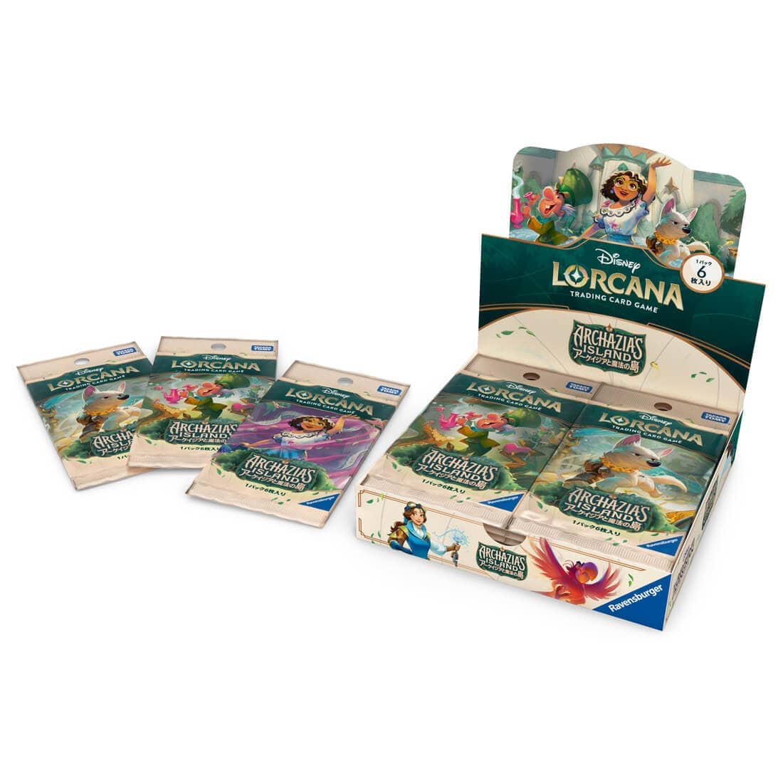 ディズニー･ロルカナ･TCG 日本語版『ブースターパック アーケイジアと魔法の島』16パック入りBOX-001