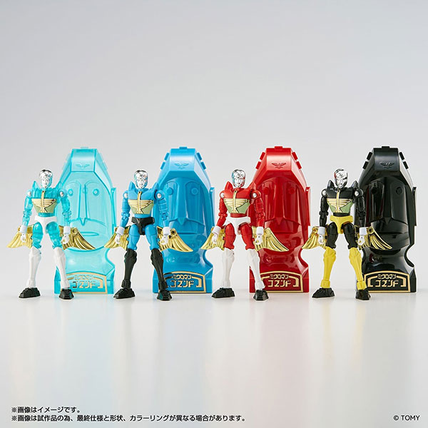 【限定販売】LEGACYSOUL『ミクロマン コマンド1号4体セット』可動フィギュア