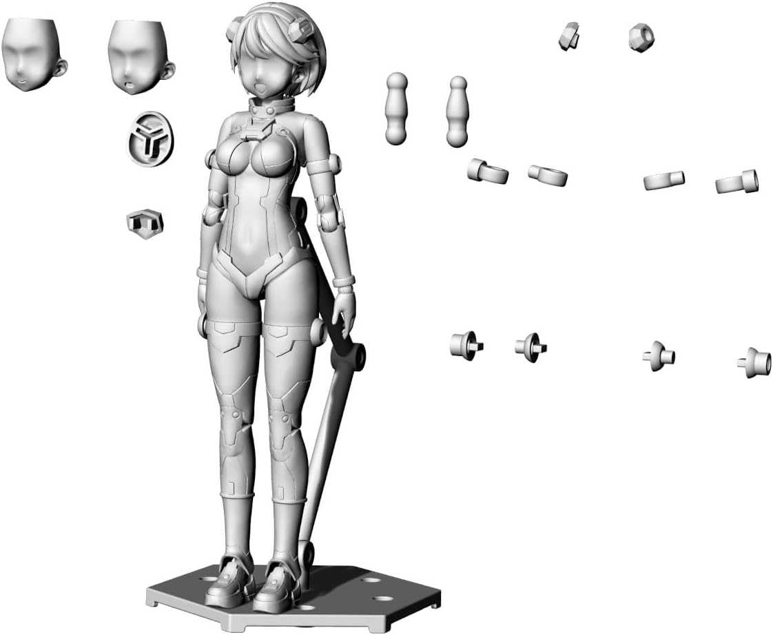 A.S.G ガールズ『EMO-X0022 “アリア”』1/12 プラモデル-006