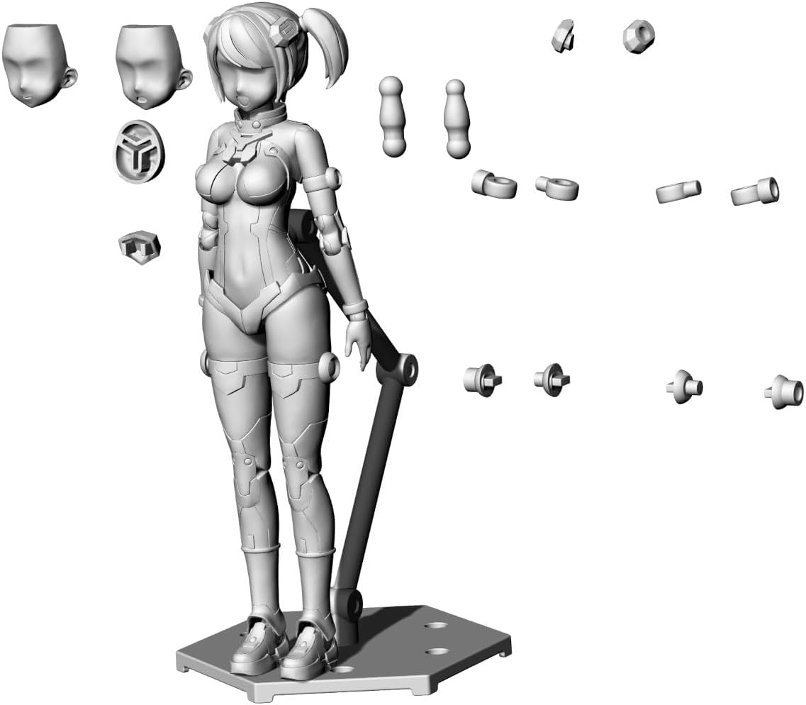 A.S.G ガールズ『EMO-X0022 “アリア”』1/12 プラモデル-008