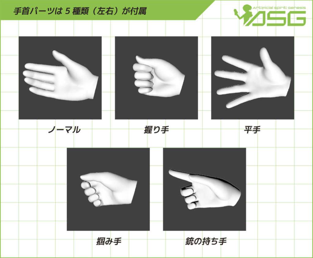 A.S.G ガールズ『EMO-X0022 “アリア”』1/12 プラモデル-012