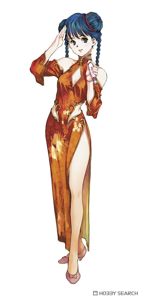 1/12『リン・ミンメイ（チャイナドレス）』超時空要塞マクロス レジン製キット-005