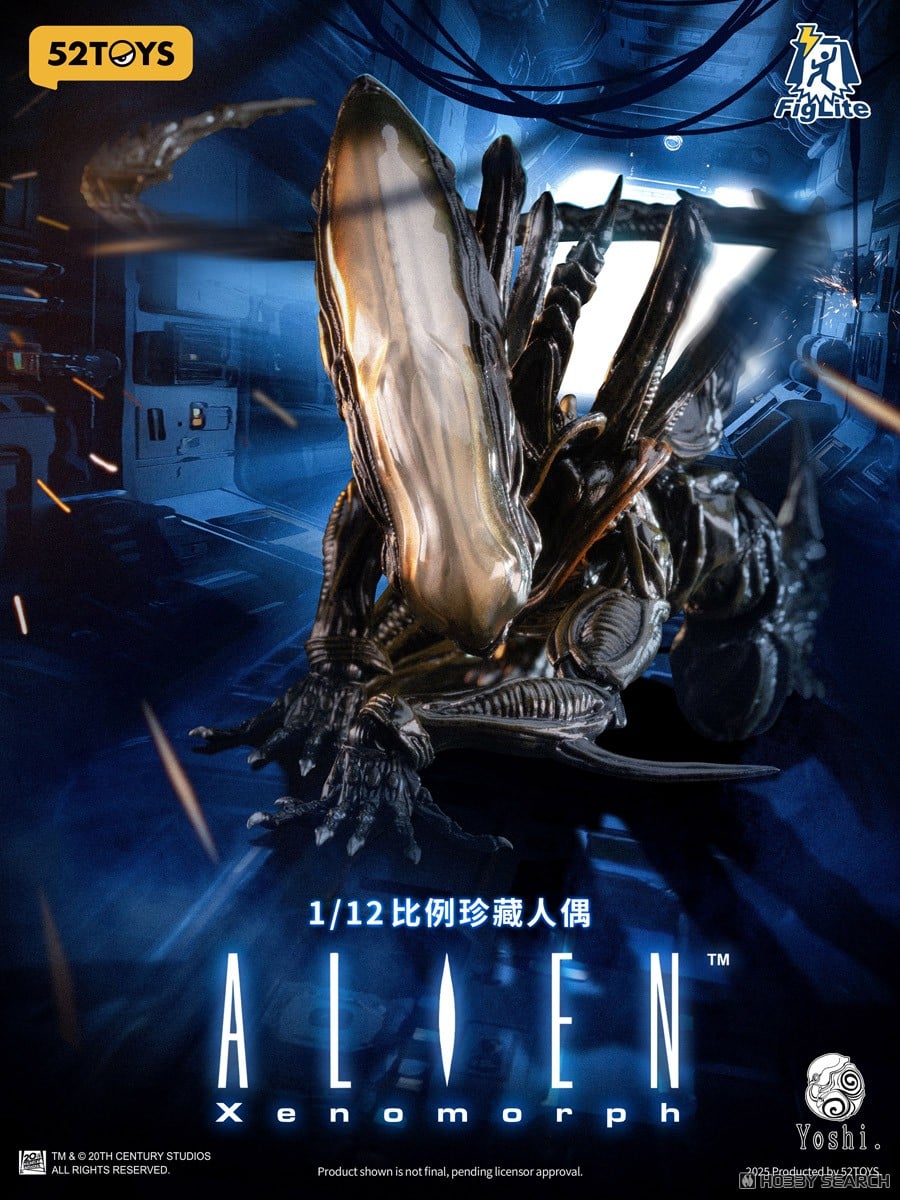 FIGLITE『ゼノモーフ』エイリアン 1/12 可動フィギュア-009