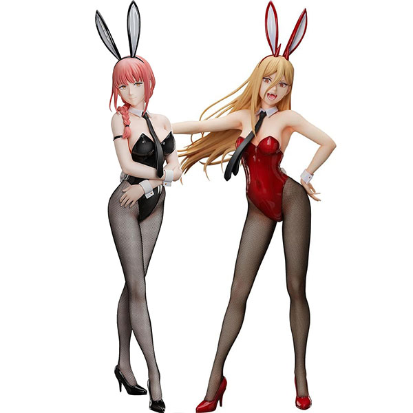 【FREEing】マキマ&パワーバニーVer. 1/4 フィギュア　2体セット マキマ」と「パワー」がビッグサイズのバニースタイルで揃い踏み