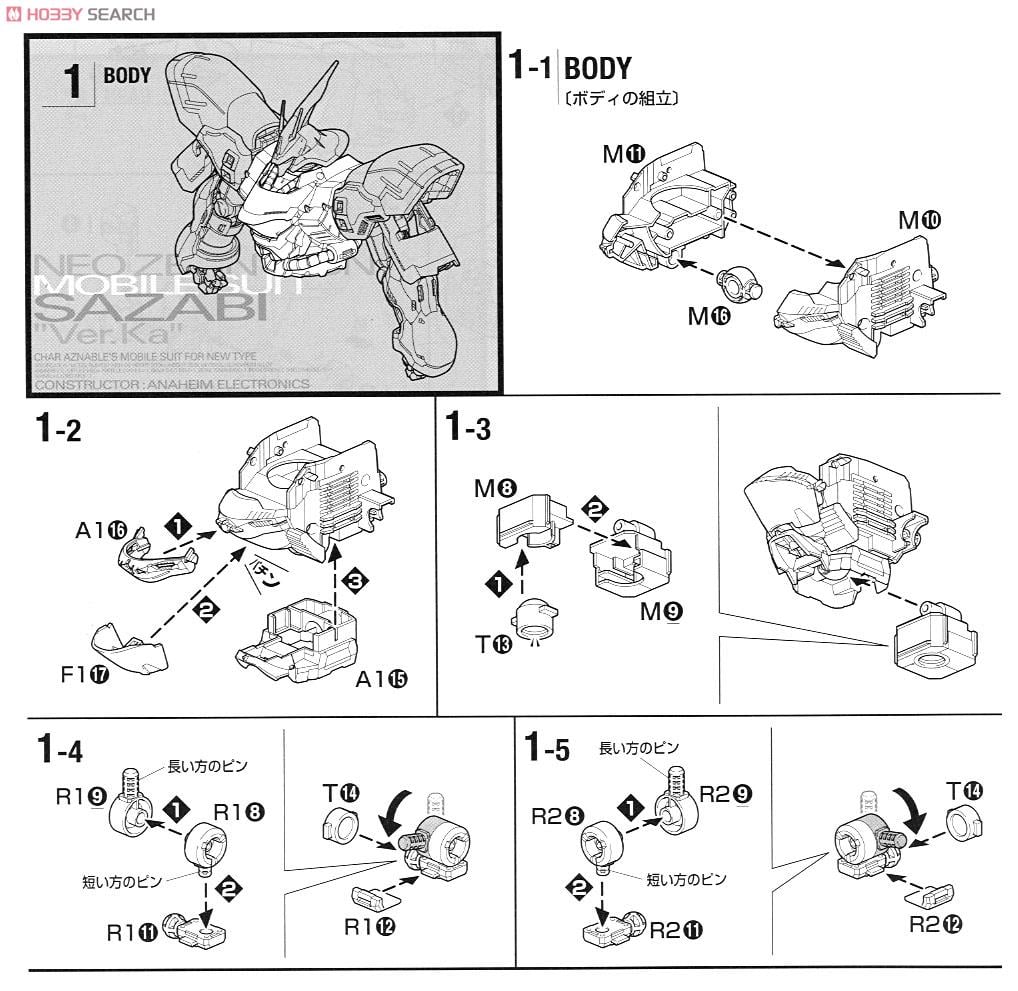 【再販】MG 1/100『MSN-04 サザビー Ver.Ka』機動戦士ガンダム 逆襲のシャア プラモデル-033