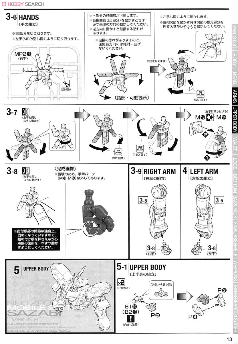 【再販】MG 1/100『MSN-04 サザビー Ver.Ka』機動戦士ガンダム 逆襲のシャア プラモデル-037