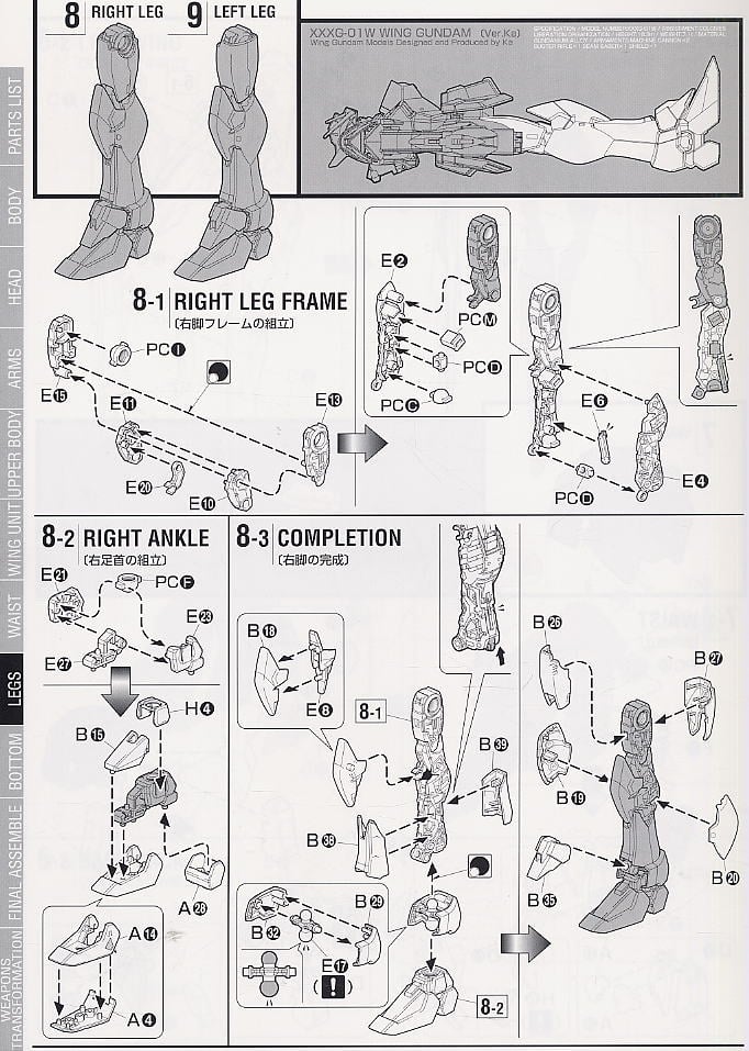 【再販】MG 1/100『ウイングガンダム（Ver.Ka）』新機動戦記ガンダムW プラモデル-022