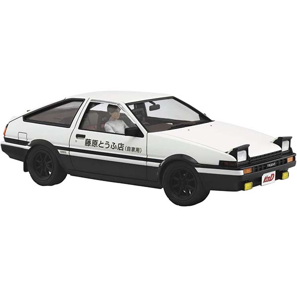 1/24 頭文字Dシリーズ No.14『AE86トレノ 藤原拓海フィギュア付』プラモデル【アオシマ】